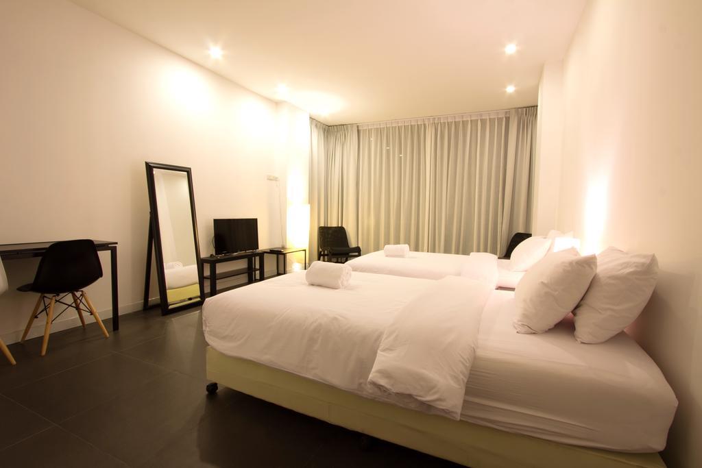 Dreibettzimmer mit 1 Doppelbett und 1 Einzelbett