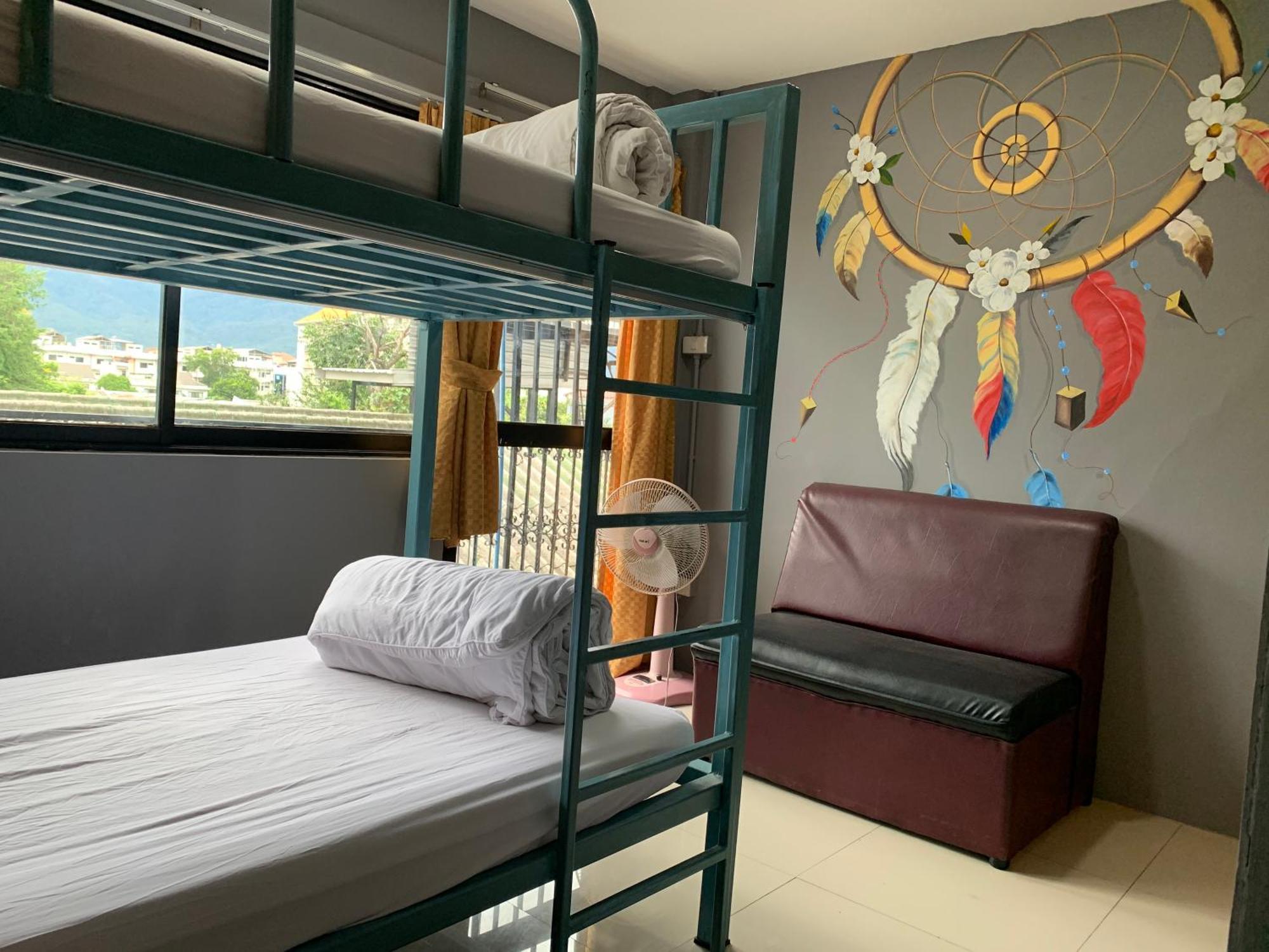 Bett im 4-Bett-Schlafsaal