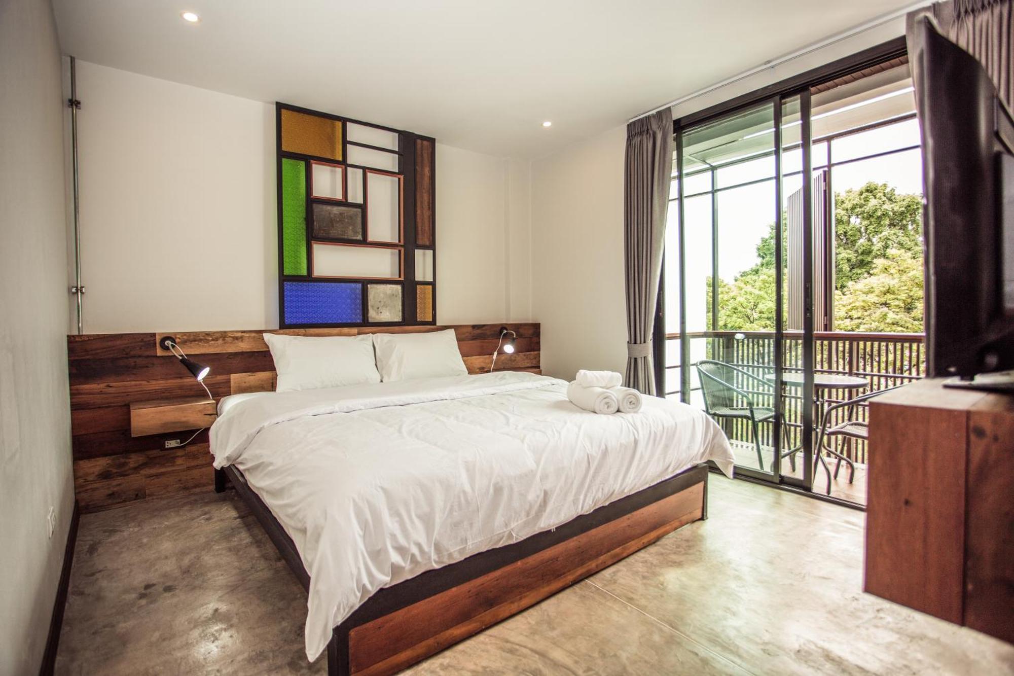 Deluxe Kamer met Kingsize Bed en Balkon