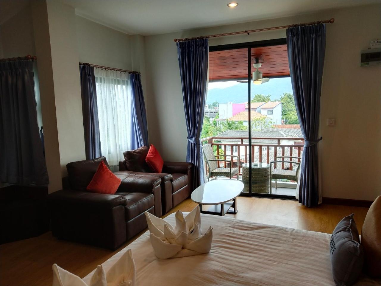 Familienzimmer mit Bergblick